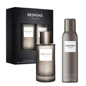 Bespoke London Men Fresh Citrus & Vetiver Gift Set - Cosmetics Fragrance Direct-5018389029791