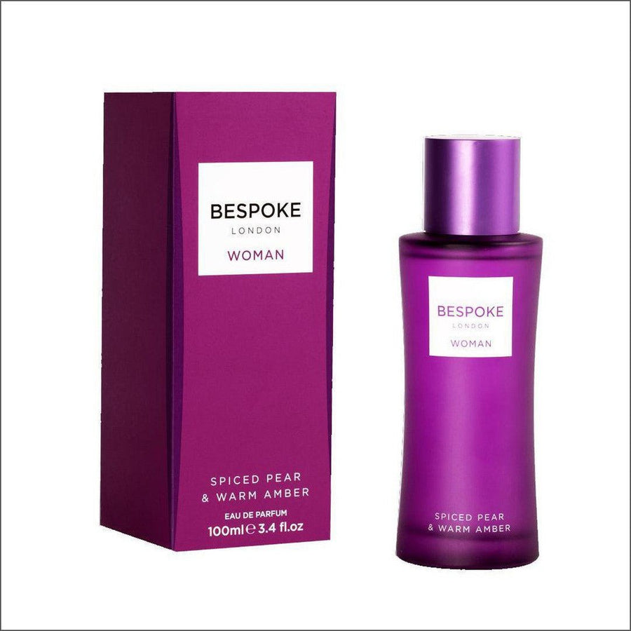 Bespoke London Spiced Pear & Warm Amber Eau De Parfum 100ml - Cosmetics Fragrance Direct-5018389027018