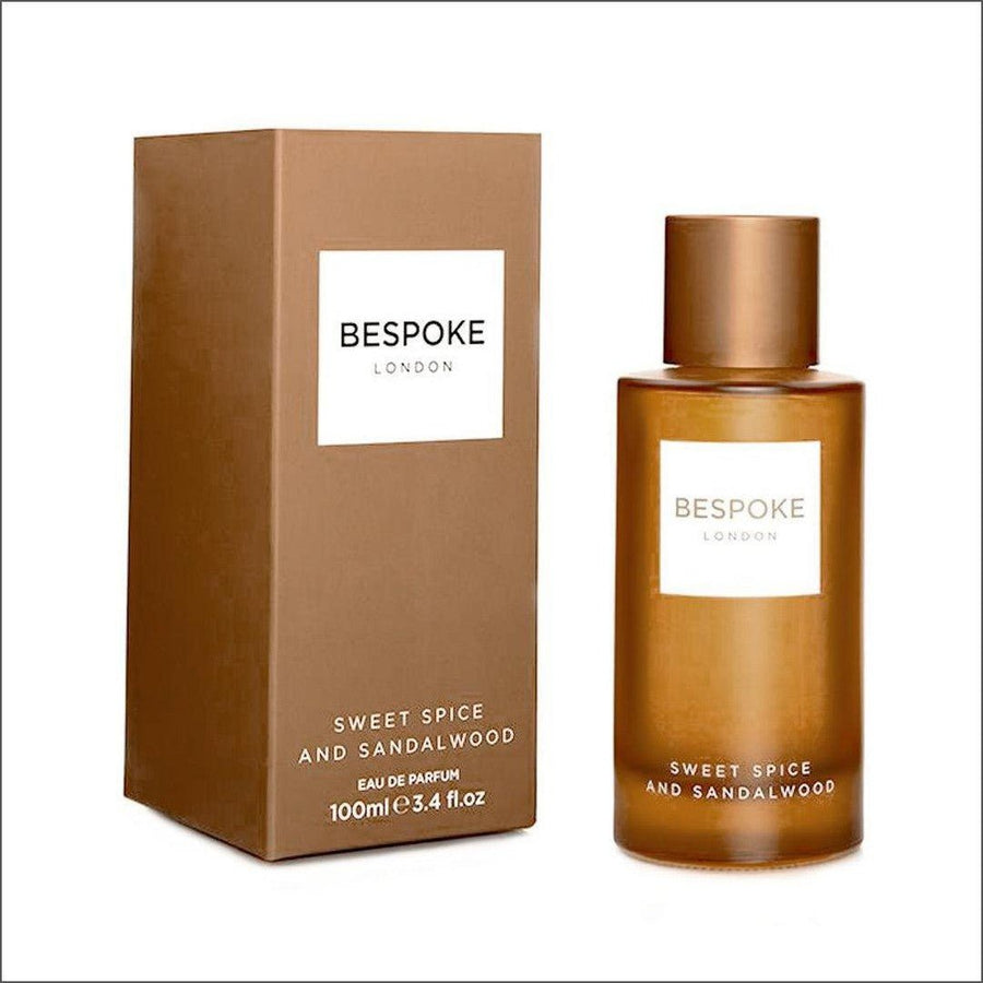 Bespoke London Sweet Spice And Sandalwood Eau De Parfum 100ml - Cosmetics Fragrance Direct-5018389020217