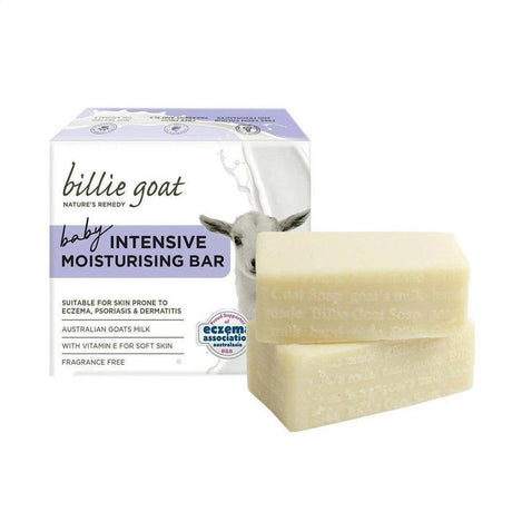 Billie Goat Baby Baby Cleansing Bar 2x50g - Cosmetics Fragrance Direct-9339932000453