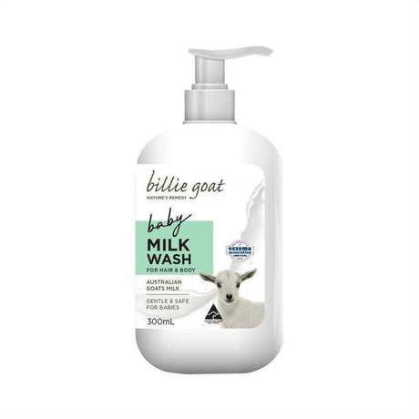 Billie Goat Baby Milk Wash For Hair & Body 300ml - Cosmetics Fragrance Direct-9329370347944
