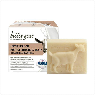 Billie Goat Natures Remedy Colloidal Oatmeal Soap 100g - Cosmetics Fragrance Direct -9329370341072