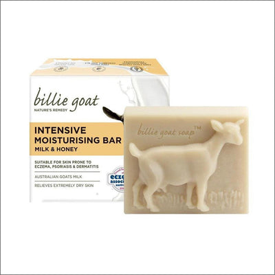 Billie Goat Natures Remedy Milk and Honey Soap 100g - Cosmetics Fragrance Direct -9339932000293