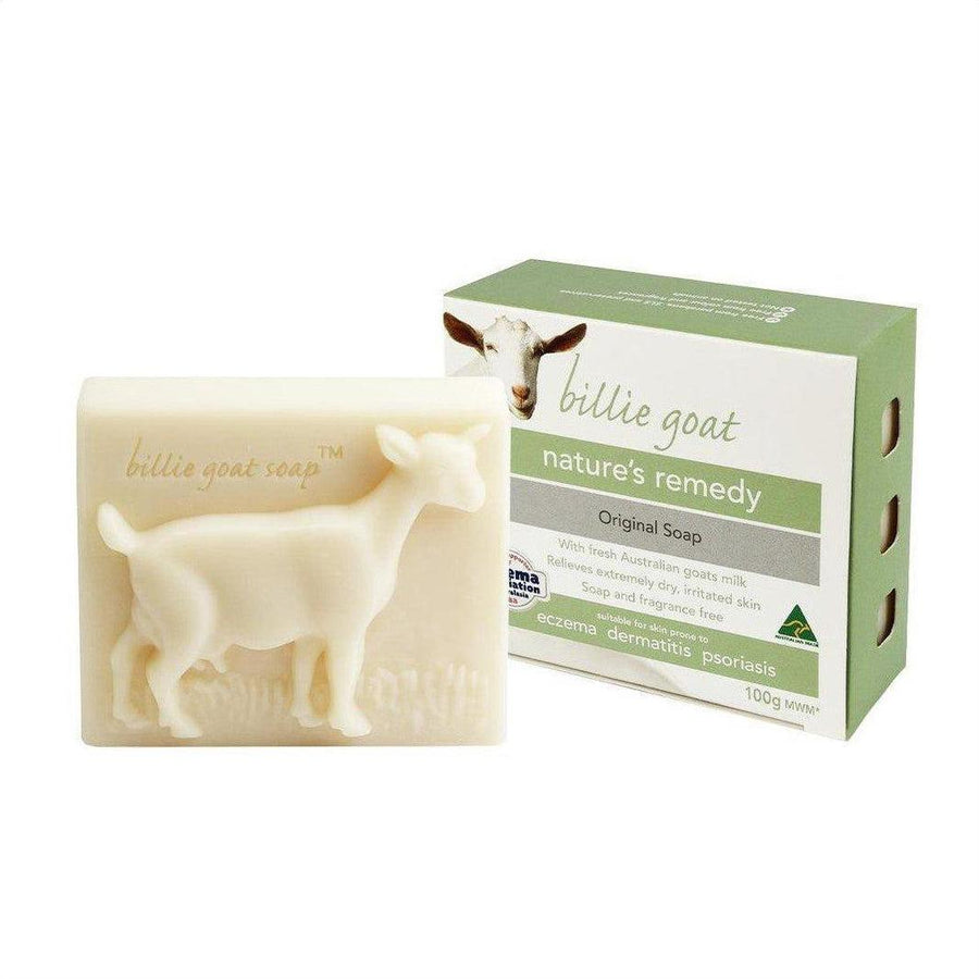 Billie Goat Nature's Remedy Original Soap 100g - Cosmetics Fragrance Direct -9339932000255