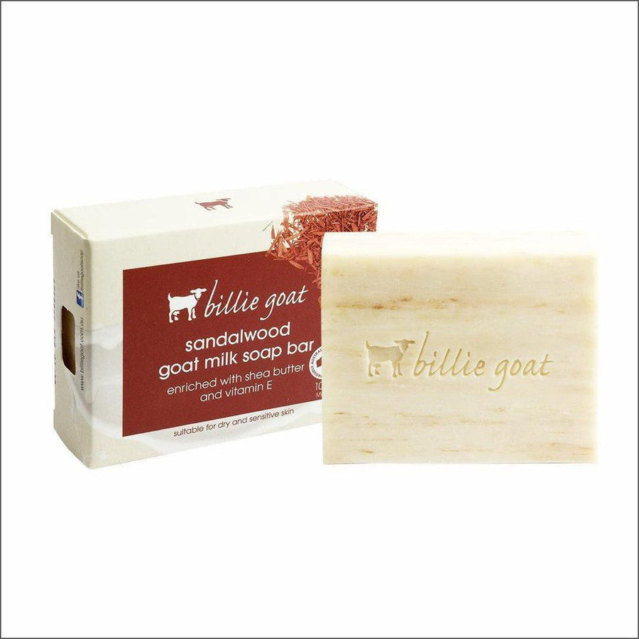 Billie Goat Sandalwood Goat Milk Soap Bar 100g - Cosmetics Fragrance Direct -9329370302653
