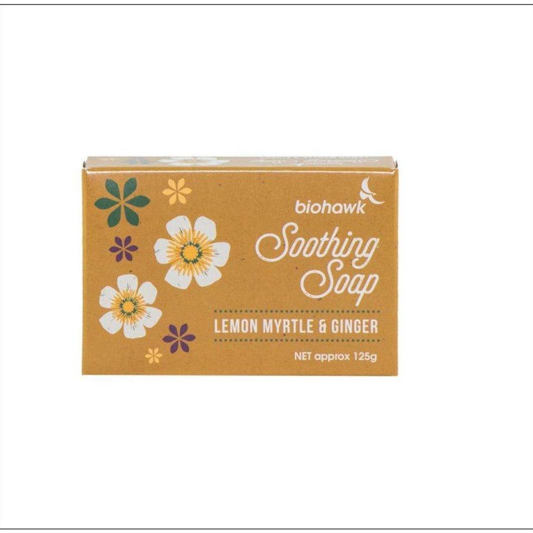 Biohawk Soothing Soap - Lemon Myrtle - Cosmetics Fragrance Direct -9341449000505
