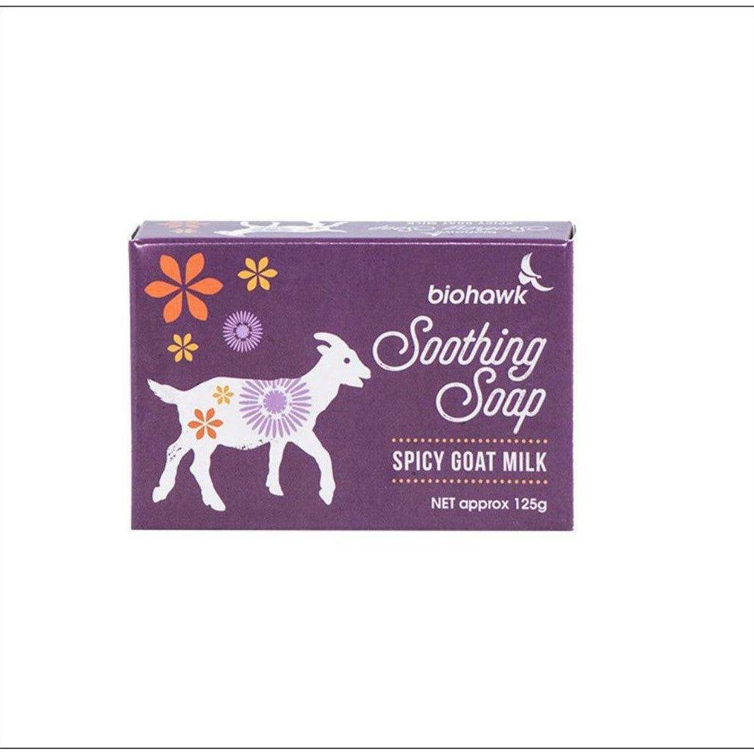 Biohawk Soothing Soap - Spicy Goat - Cosmetics Fragrance Direct -9341449000710