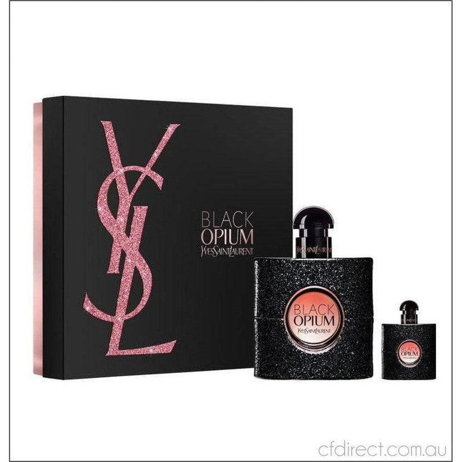 Black Opium 2pcs Gift Set 50ml + 7.5ml - Cosmetics Fragrance Direct -3.61427E+12