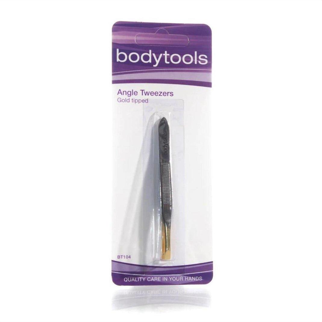 Bodytools Angle Tweezers Gold Tipped - Cosmetics Fragrance Direct -9312203082884