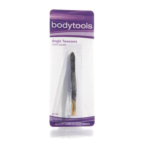 Bodytools Angle Tweezers Gold Tipped - Cosmetics Fragrance Direct -9312203082884