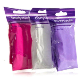 Bodytools Single Shower Cap 28cm Assorted Colours - Cosmetics Fragrance Direct -9312203088527