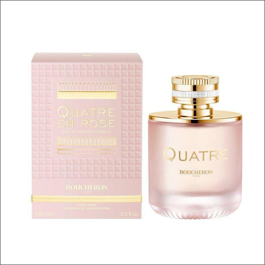 Boucheron Quatre En Rose Eau De Parfum 100ml - Cosmetics Fragrance Direct -3386460098465