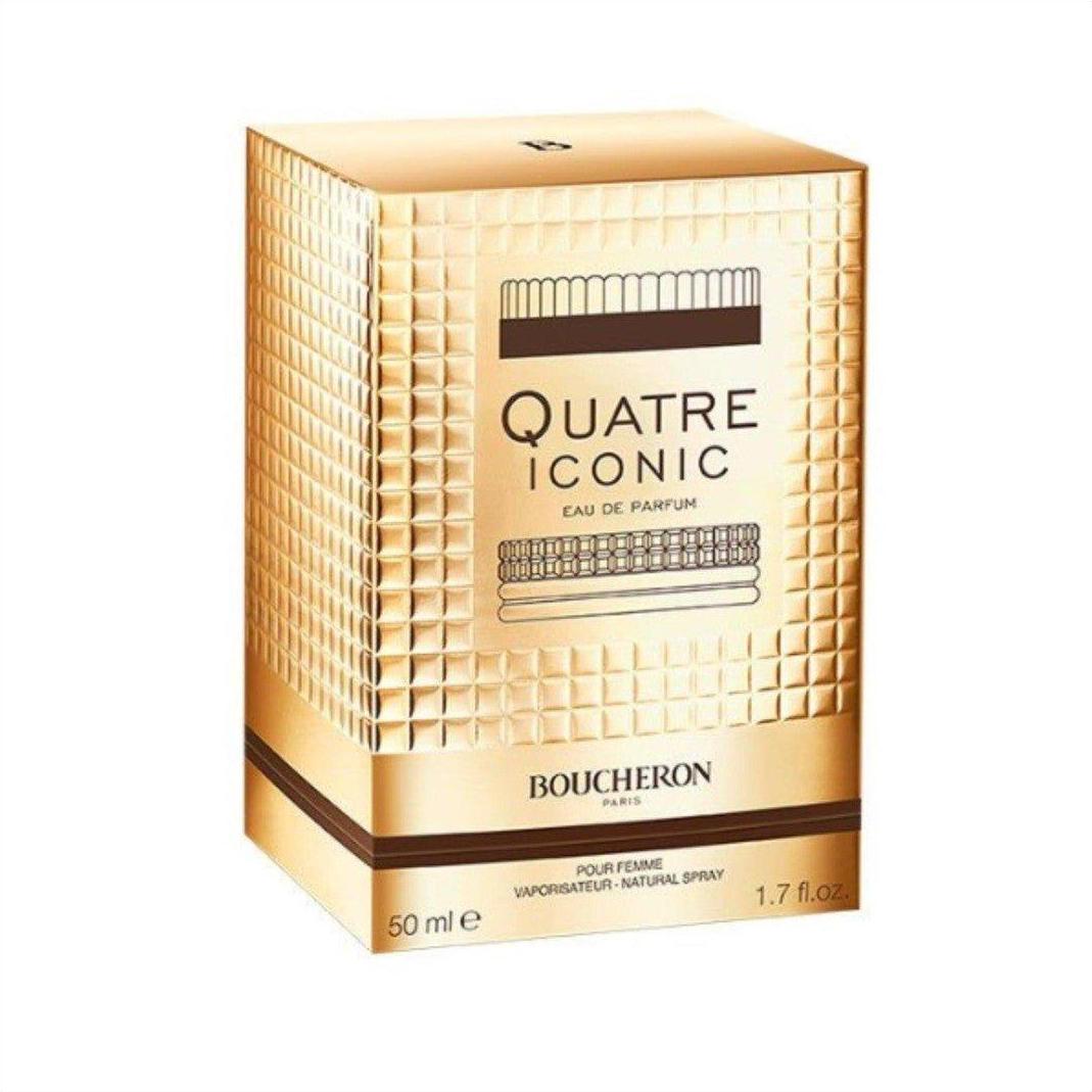 Boucheron Quatre Iconic Pour Femme Eau De Parfum 50ml - Cosmetics Fragrance Direct -3386460129404