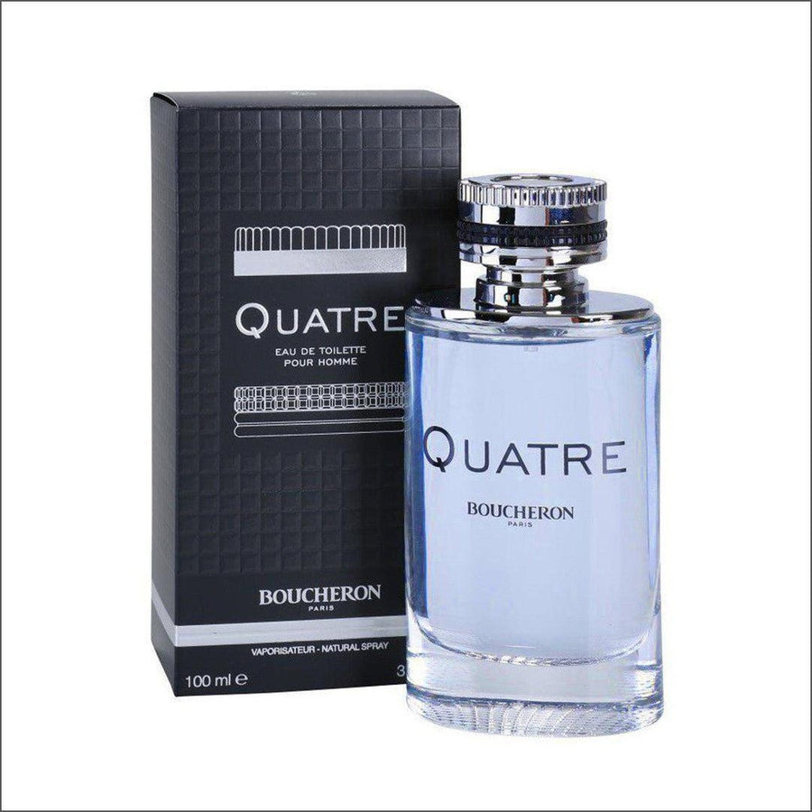 Boucheron Quatre Pour Homme Eau De Toilette 100ml - Cosmetics Fragrance Direct -3386460066136