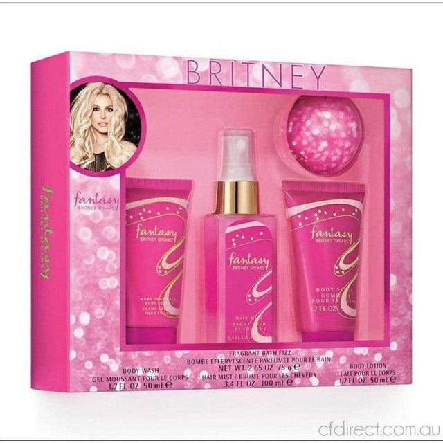 Britney Spears Fantasy Hair and Body Gift Set - Cosmetics Fragrance Direct -719346646277