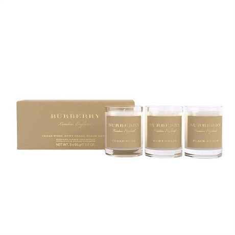 Burberry Scented Candle Collection 3x65g - Cosmetics Fragrance Direct -5045490888054