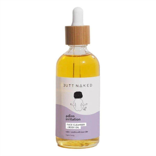 Butt Naked Adios Irritation Body + Face Cleansing Oil 90ml - Cosmetics Fragrance Direct -787099771089