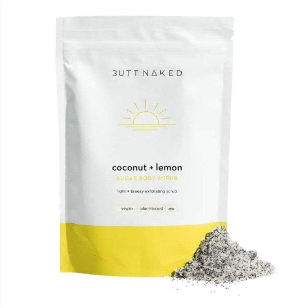 Butt Naked Coconut + Lemon Body Scrub 250g