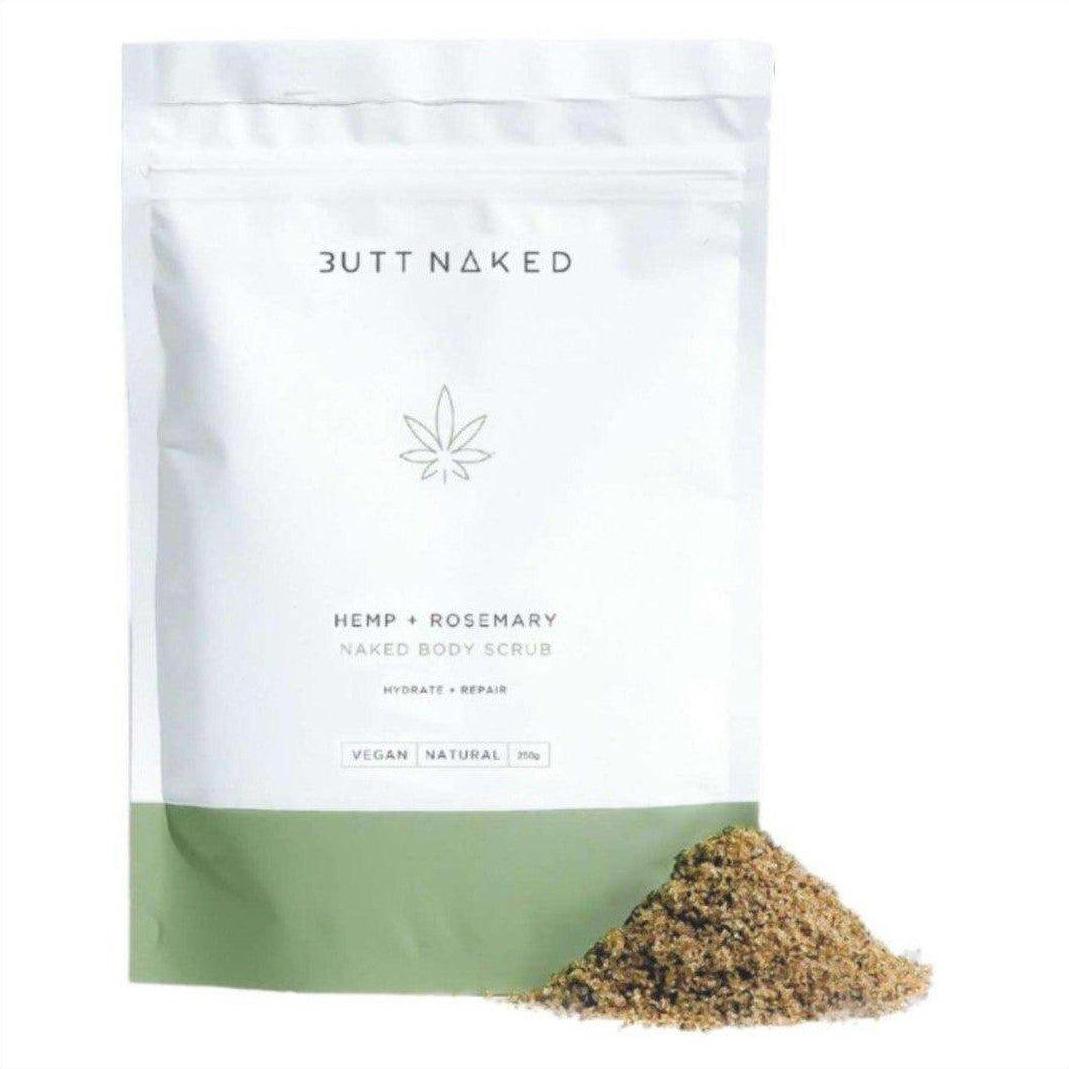 Butt Naked Hem p + Rosemary Naked Body Scrub 250g