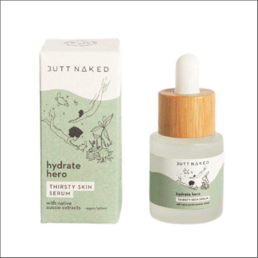 Butt Naked Hydrate Hero Thirsty Skin Serum 20ml - Cosmetics Fragrance Direct -787099968366