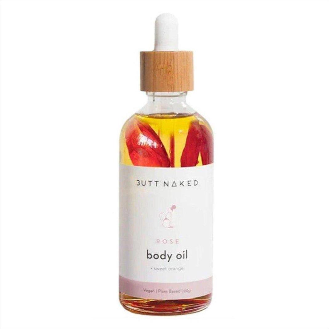 Butt Naked Hydrate Thy Body Rose Body Oil 90ml - Cosmetics Fragrance Direct -787099608378