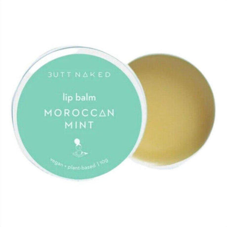 Butt Naked Lip Balm Moroccan Mint 10g - Cosmetics Fragrance Direct -0787099608347