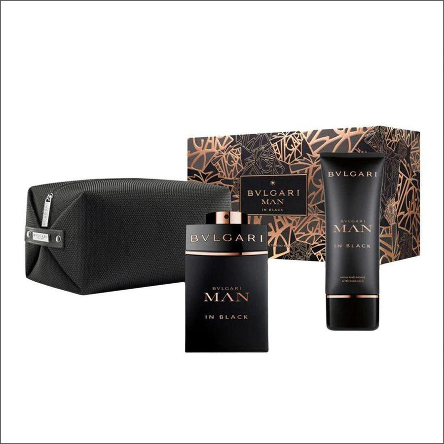 Bvlgari Man In Black Eau De Parfum 100ml 3 Piece Giftset - Cosmetics Fragrance Direct -783320404573