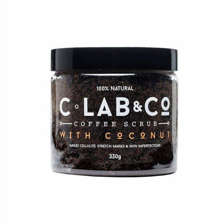 C Lab & Co. Coffee & Coconut Scrub 330g - Cosmetics Fragrance Direct -9329401000541