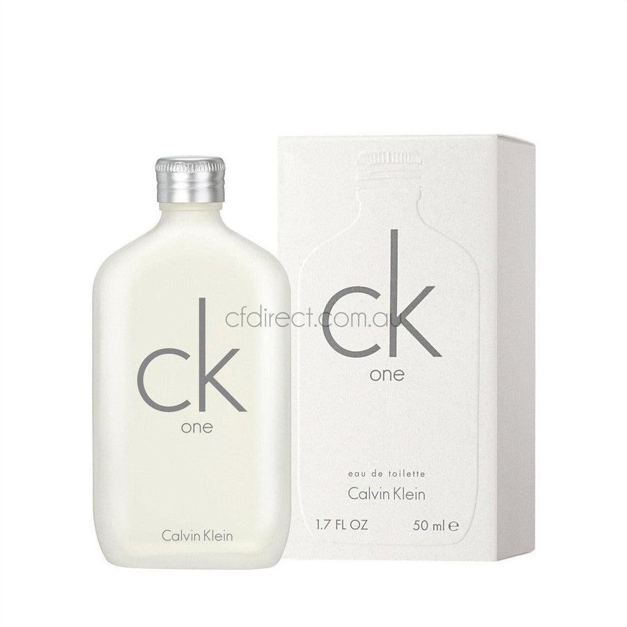 Calvin Klein CK One Eau de Toilette 50ml - Cosmetics Fragrance Direct -088300107681