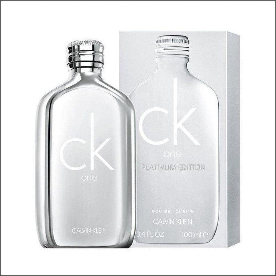 Calvin Klein CK One Platinum Edition Eau De Toilette 100ml - Cosmetics Fragrance Direct -3614225821547