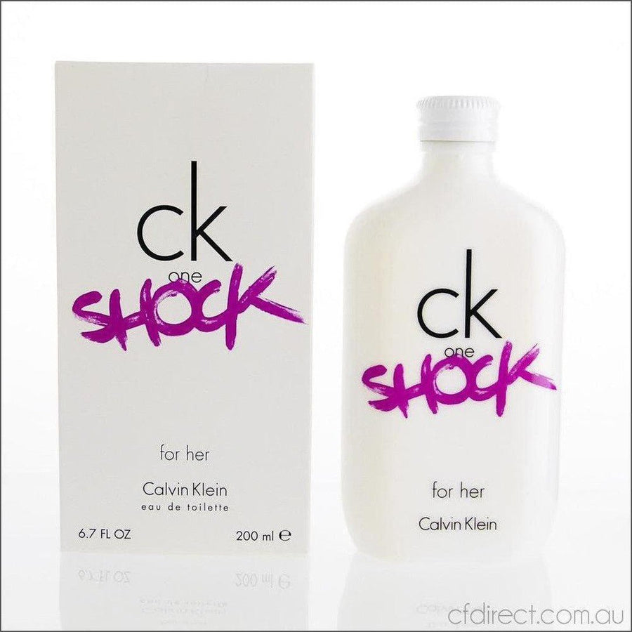 Calvin Klein CK One Shock for Her Eau de Toilette 200ml - Cosmetics Fragrance Direct -3607342401860
