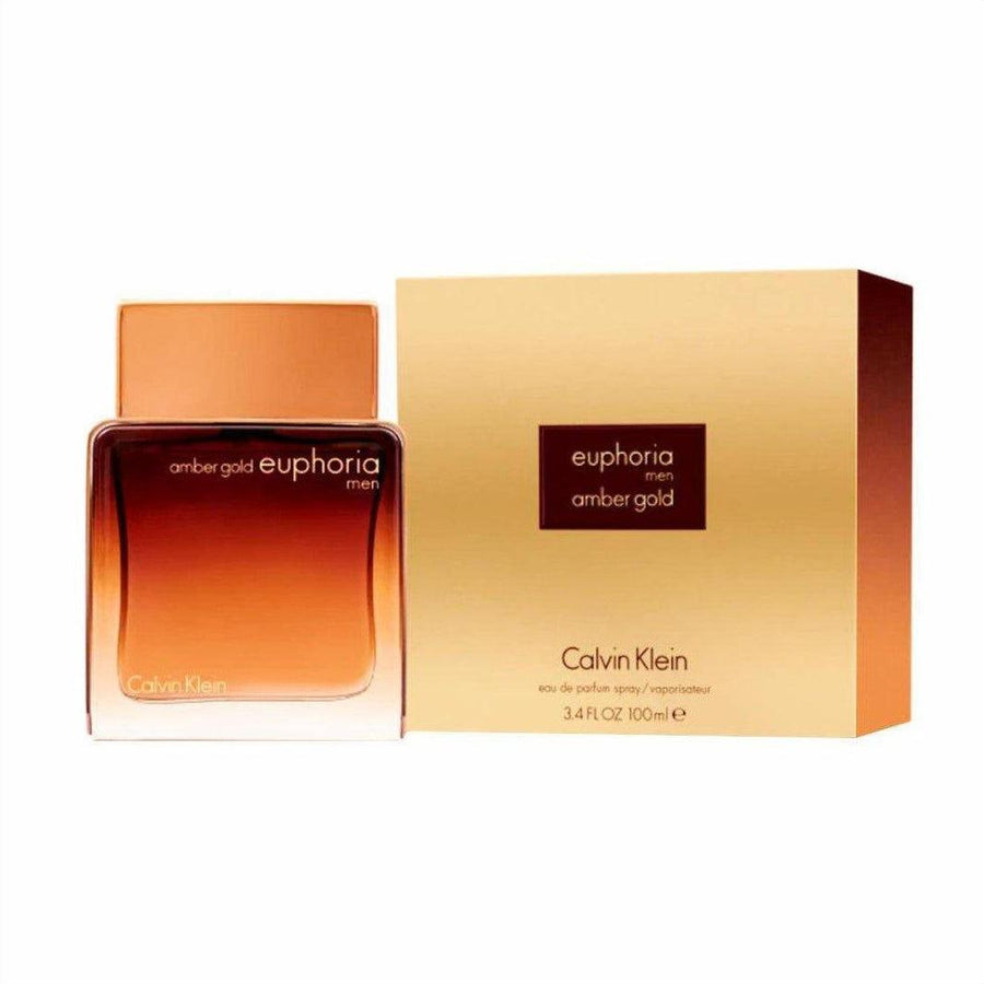 Calvin Klein Euphoria Men Amber Gold Eau De Parfum 100ml - Cosmetics Fragrance Direct -3614225211461