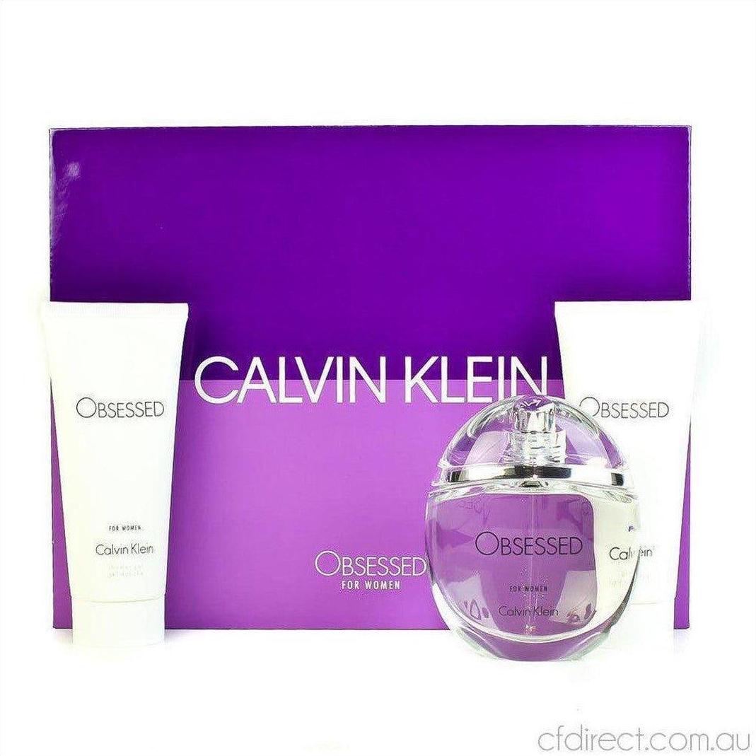 Calvin Klein Obsessed For Women Eau de Parfum 100ml Gift Set - Cosmetics Fragrance Direct -3.61422E+12