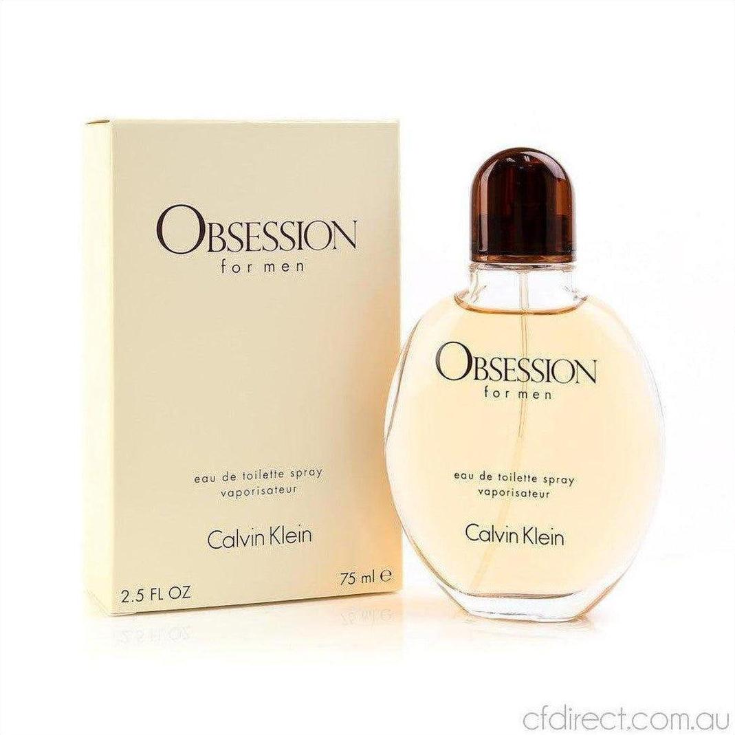 Calvin Klein Obsession for Men Eau de Toilette 75ml - Cosmetics Fragrance Direct -088300606504