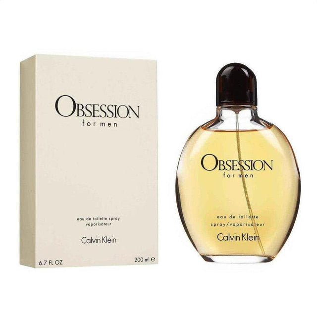 Calvin Klein Obsession Men Eau de Toilette 200ml - Cosmetics Fragrance Direct -088300106752