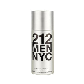 Carolina Herrera 212 Men NYC Deodorant Spray 150ml - Cosmetics Fragrance Direct -8411061906804