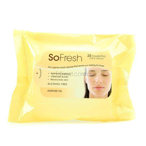 Cleansing Towelettes with Almond Oil - Cosmetics Fragrance Direct -97071668