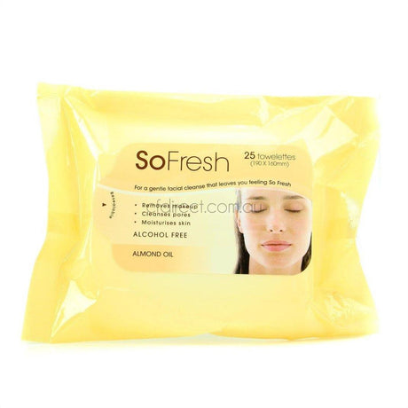 Cleansing Towelettes with Almond Oil - Cosmetics Fragrance Direct -97071668