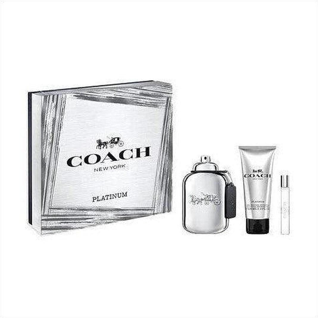 Coach Platinum Eau de Parfum 100ml Gift Set - Cosmetics Fragrance Direct -3.38646E+12