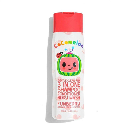 Cocomelon 3 in 1 Shampoo Conditioner & Body Wash Funberry 400ml - Cosmetics Fragrance Direct -9314108234306