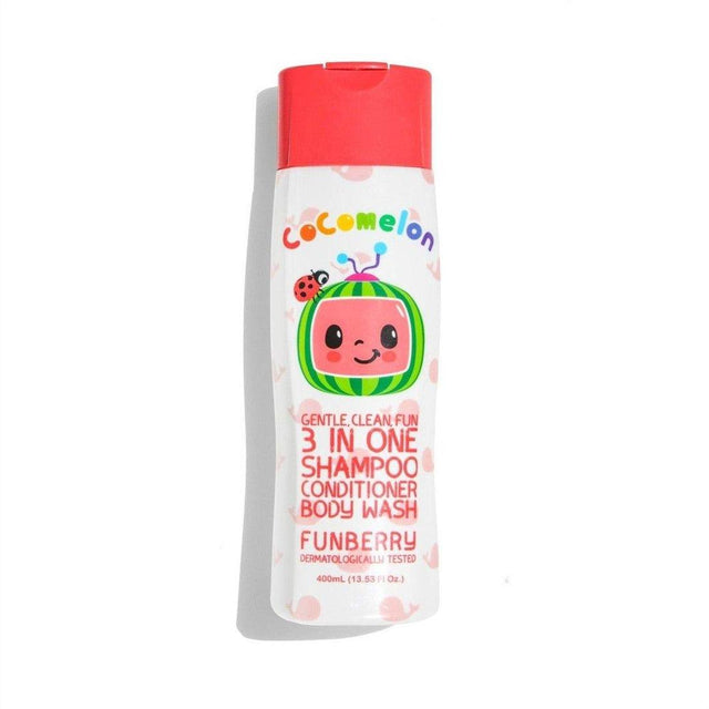 Cocomelon 3 in 1 Shampoo Conditioner & Body Wash Funberry 400ml - Cosmetics Fragrance Direct -9314108234306