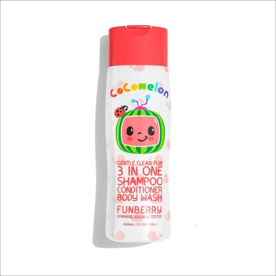 Cocomelon 3 in 1 Shampoo Conditioner & Body Wash Funberry 400ml - Cosmetics Fragrance Direct -9314108234306