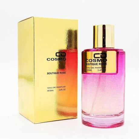 Cosmo Designs Boutique Rose Eau De Toilette 100ml - Cosmetics Fragrance Direct -3587925341755