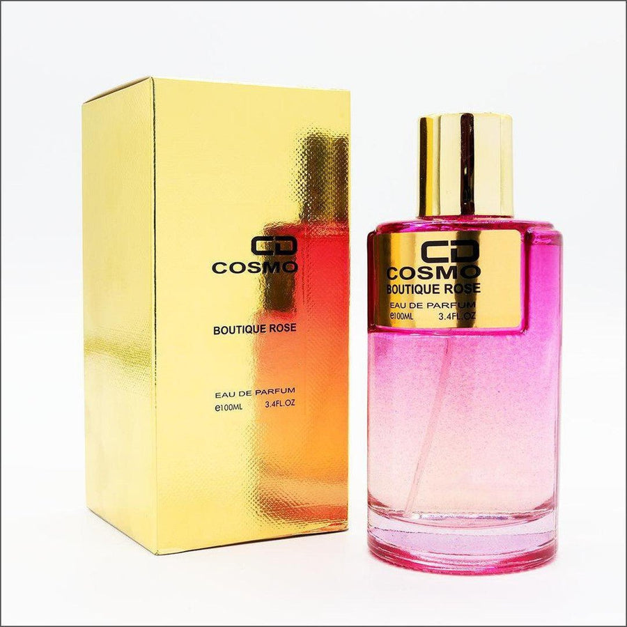 Cosmo Designs Boutique Rose Eau De Toilette 100ml - Cosmetics Fragrance Direct -3587925341755