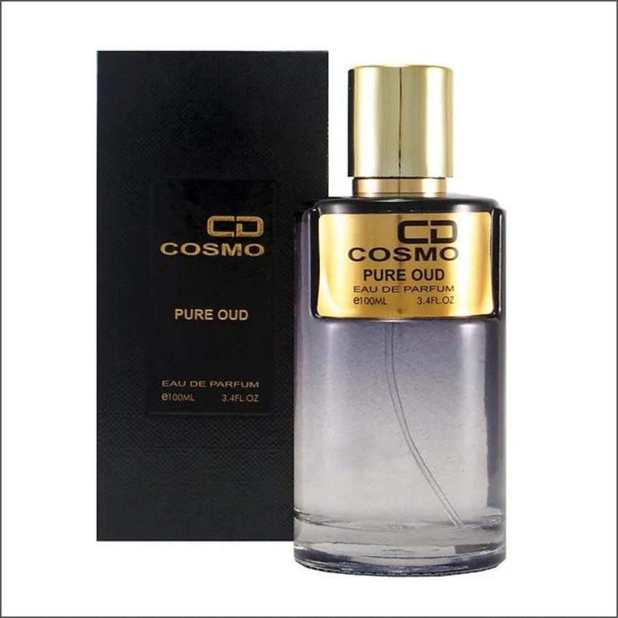 Cosmo Designs Pure Oud Eau De Parfum 100ml - Cosmetics Fragrance Direct -3587925341748