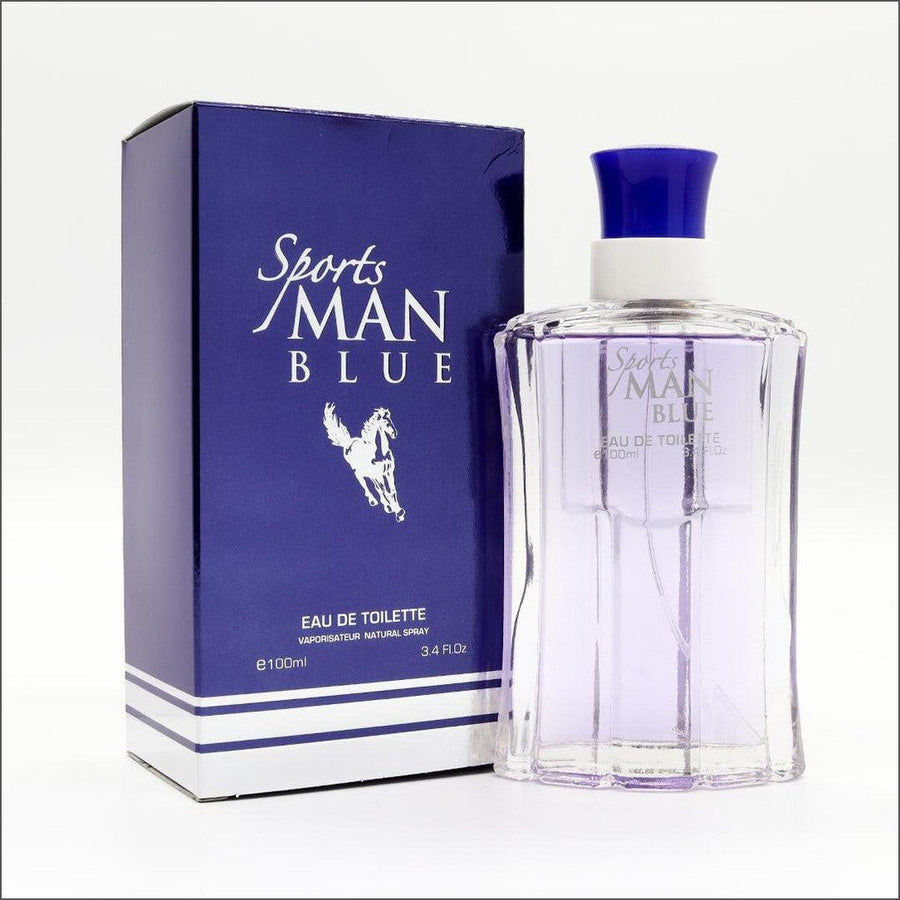 Cosmo Designs Sports Man Blue Eau De Toilette 100ml - Cosmetics Fragrance Direct -3587925321832