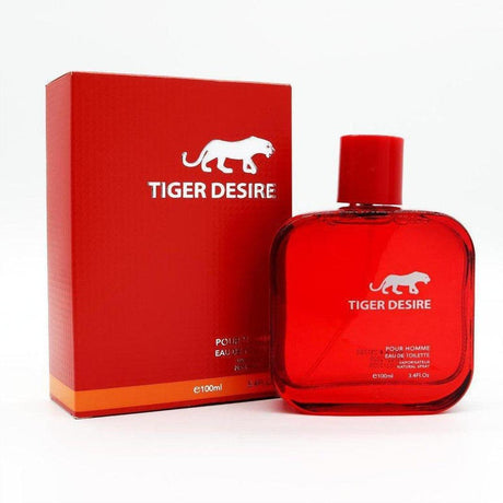 Cosmo Designs Tiger Desire Men Eau De Toilette 100ml - Cosmetics Fragrance Direct -3587925297038