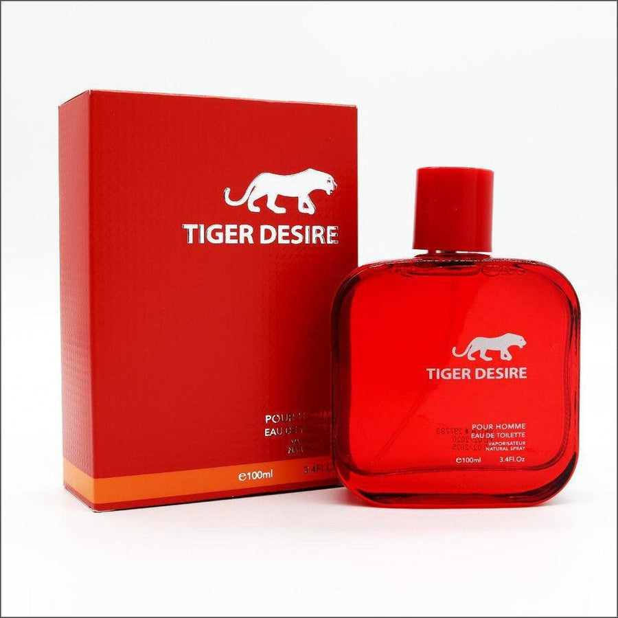 Cosmo Designs Tiger Desire Men Eau De Toilette 100ml - Cosmetics Fragrance Direct -3587925297038