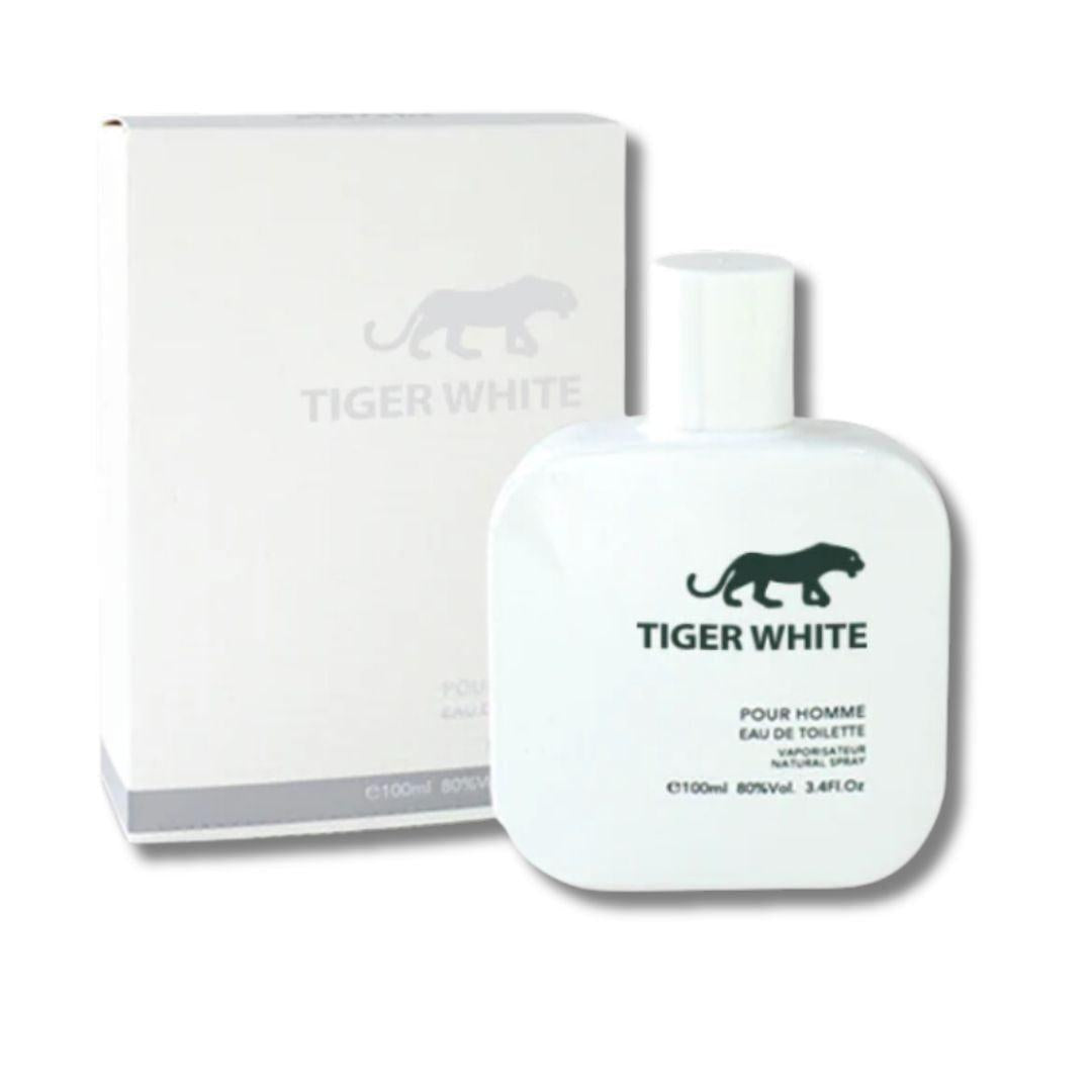 Cosmo Designs Tiger White Eau De Toilette 100ml - Cosmetics Fragrance Direct -3587925297045
