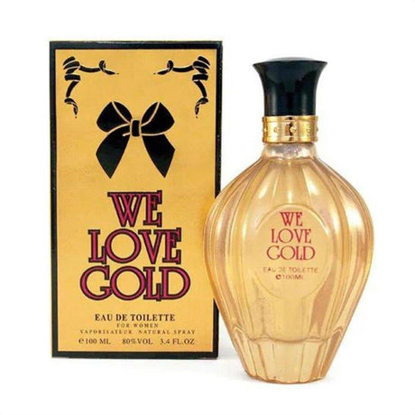 Cosmo Designs We Love Gold Eau De Toilette 100ml - Cosmetics Fragrance Direct -3587925339523